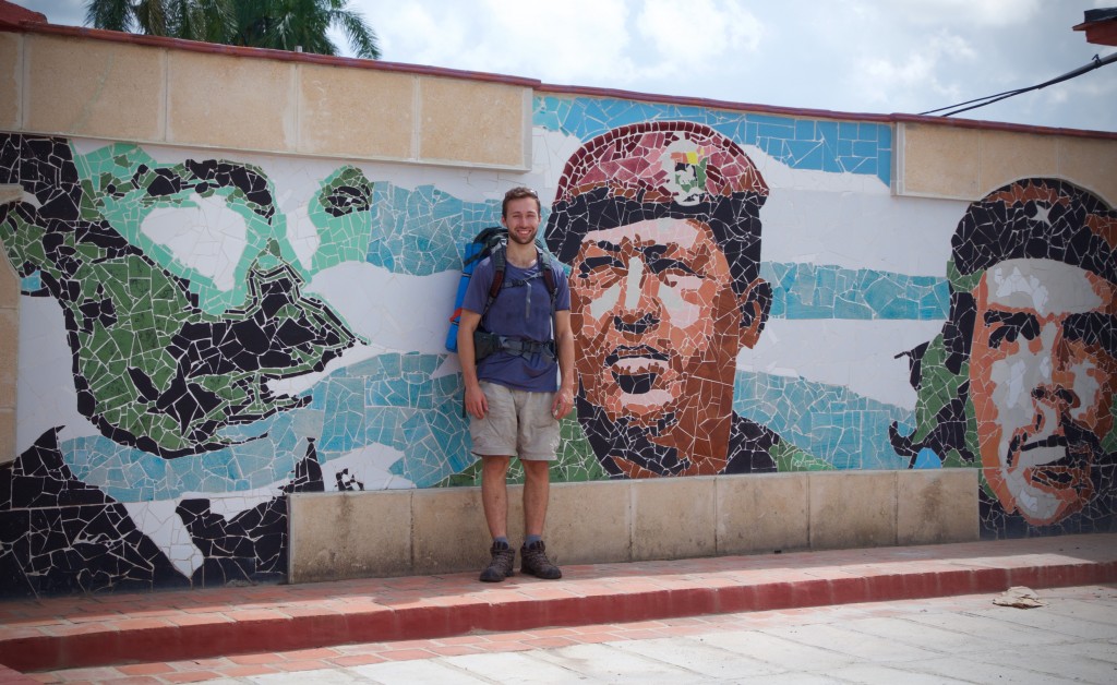 José Marti, Fidel Castro, Che Guevarra, and myself